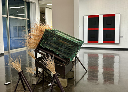 現代美術展会場