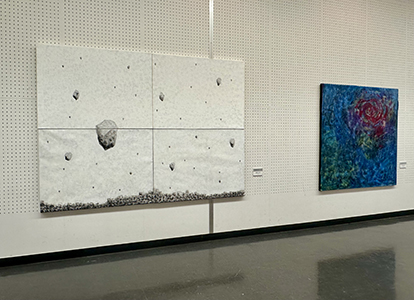 現代美術展会場