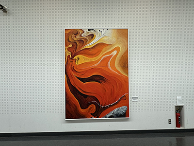 現代美術展会場