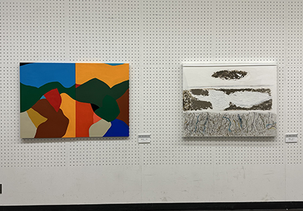 現代美術展会場