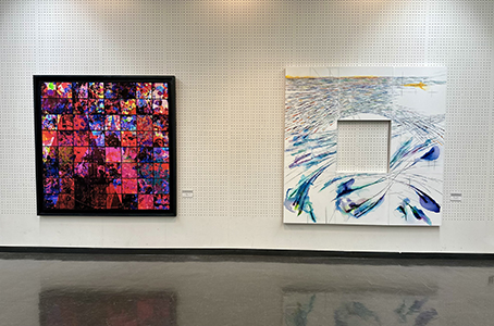 現代美術展会場