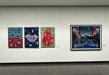 現代美術展会場